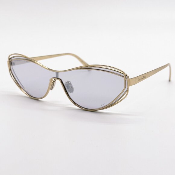 NEW DIOR SUNGLASSES, WOMEN DIOR FILDIOR M1U B0A4 SILVER GOLD METAL EYEWEAR - Picture 4 of 12